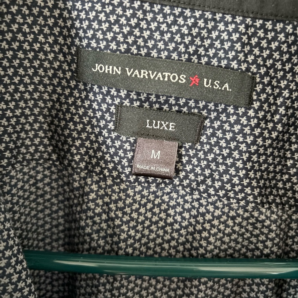 John Varvatos Dark Patterned Button Down Shirt - image 4